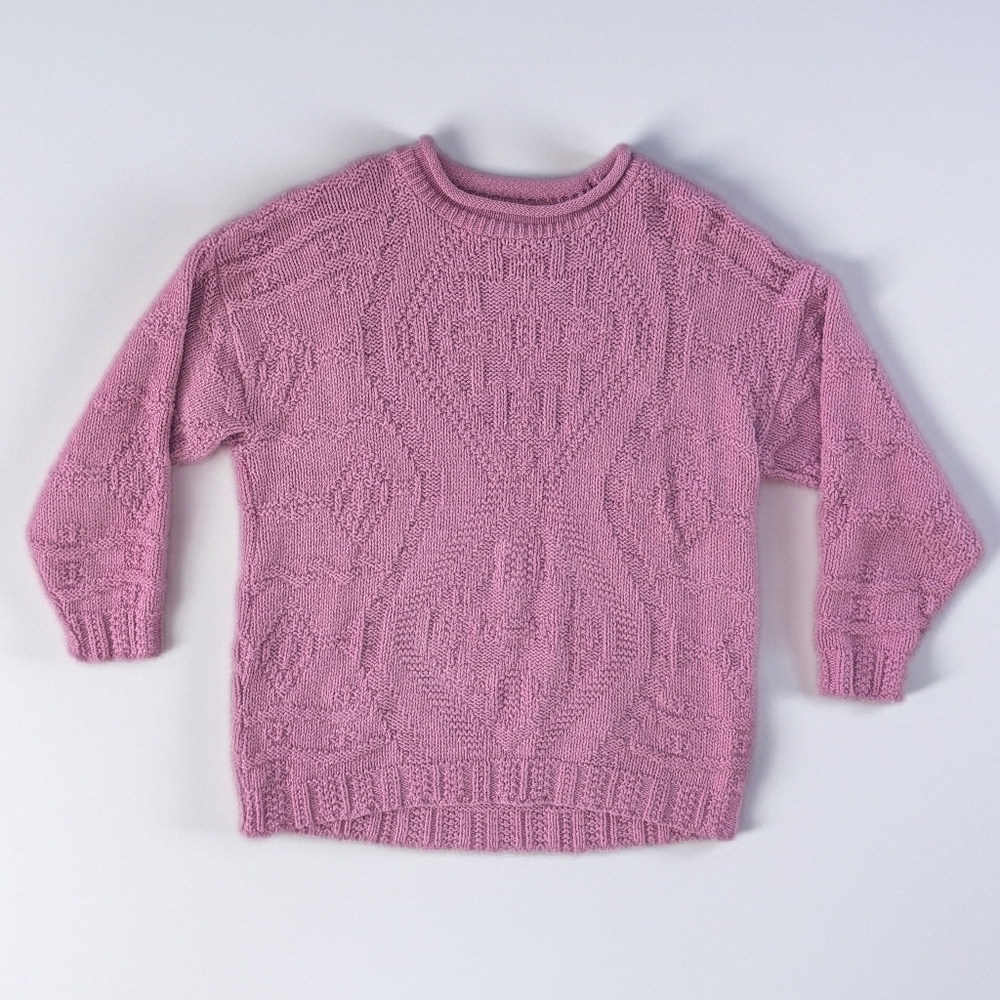 Denim Republic Pink Crewneck Sweater Medium